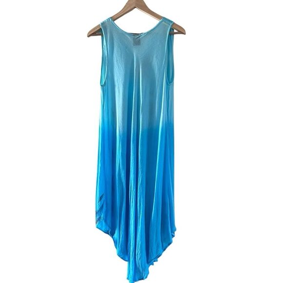 Vintage Floral Print Gauze Swim Coverup Dress - Picture 2 of 6